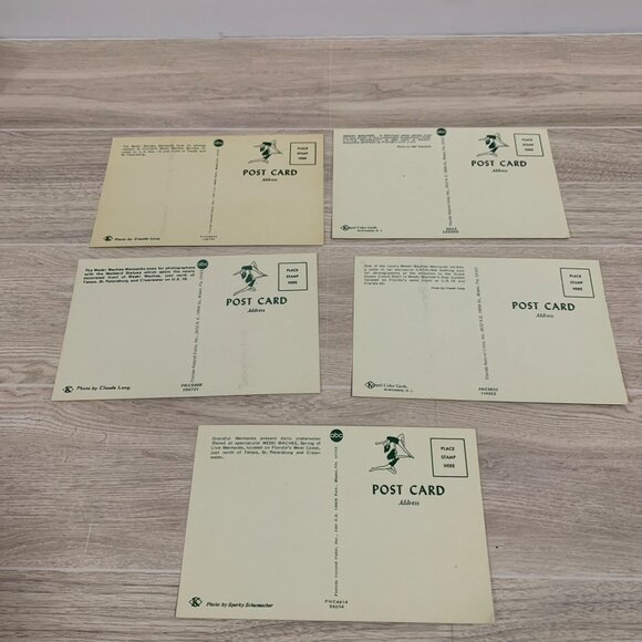 Vintage Weeki Wachee Girls Mermaids Postcards Ephemera Unused Lot Of 5 - Picture 7 of 9